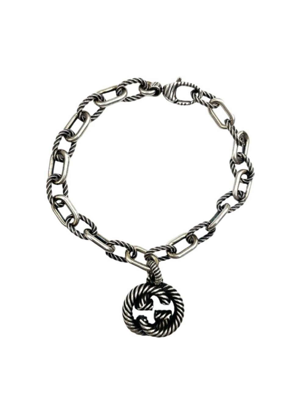 Gucci Interlocking Silver Bracelet - Picture 2 of 8